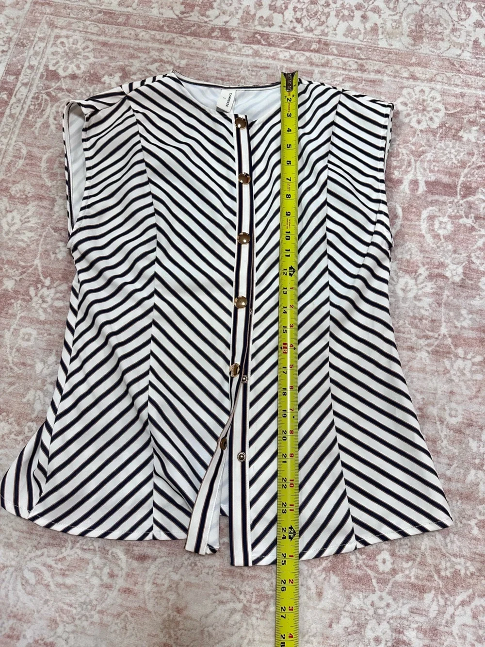 Commense 🖤 SET Striped Belted Top & Pants - Picture 6 of 16